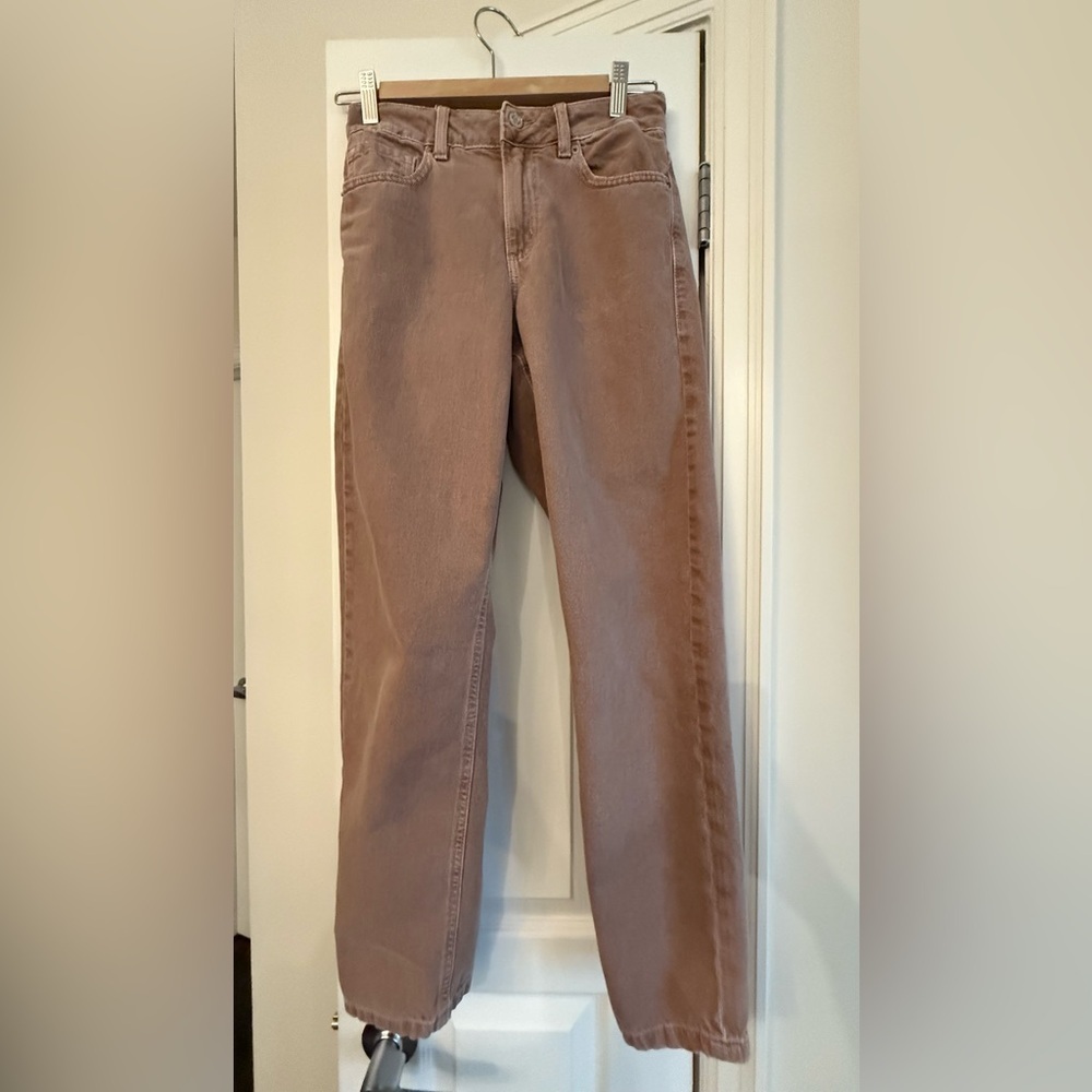 Dynamite Claudia jeans size 00/24 inch dusty rose - Picture 7 of 8